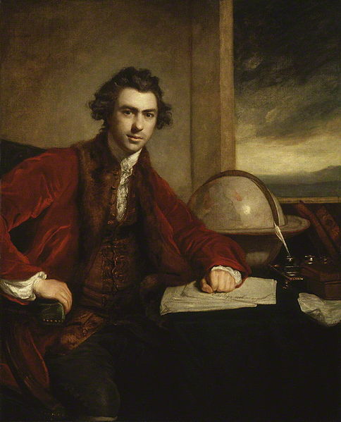 Joseph Banks, ca. 1772-1773, by Joshua Reynolds (1723-1792)  National Portrait Gallery London, NPG 5868.